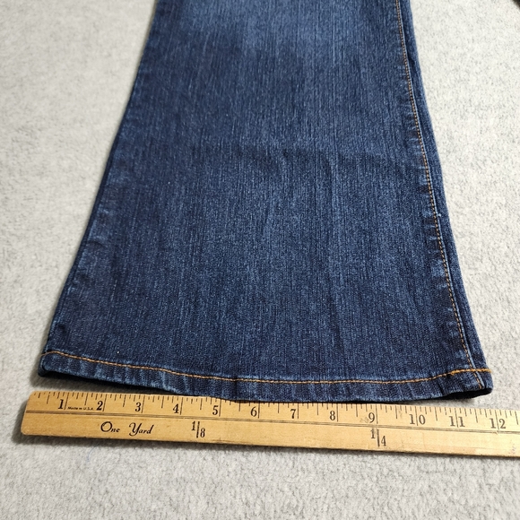 NWT Zana Di Premium Boot Cut Rhinestone Jewel Stretch Hi Rise Jeans Size 22 - Picture 7 of 16